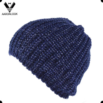 Billig Winter Dick Stretch Gestrickte Beanie Hut